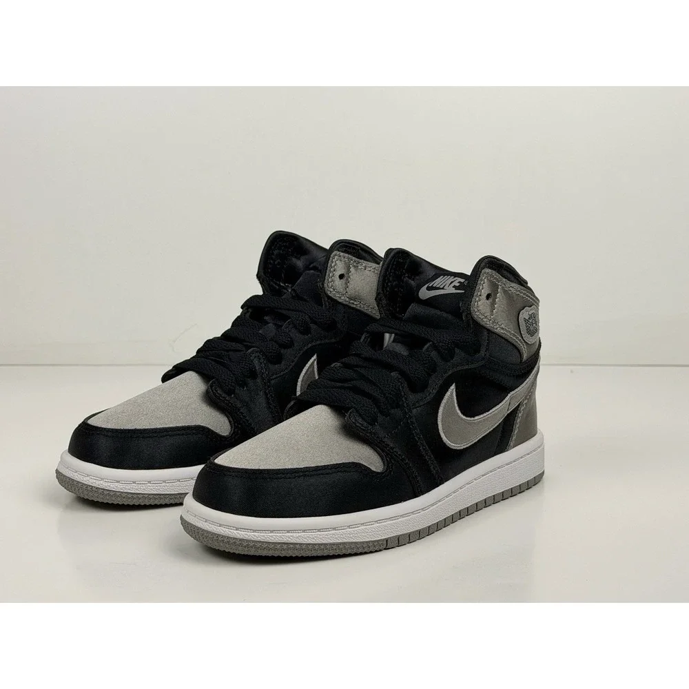 Jordan 1 Retro High OG (PS) Satin Shadow‎ Size 13c Black/Grey FD5304-010